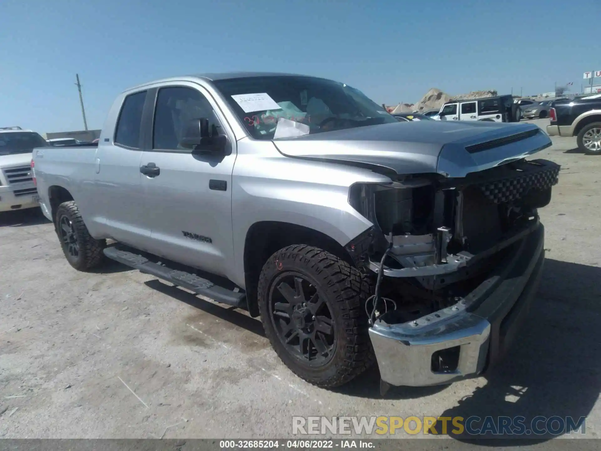 1 Photograph of a damaged car 5TFUY5F19MX958218 TOYOTA TUNDRA 4WD 2021