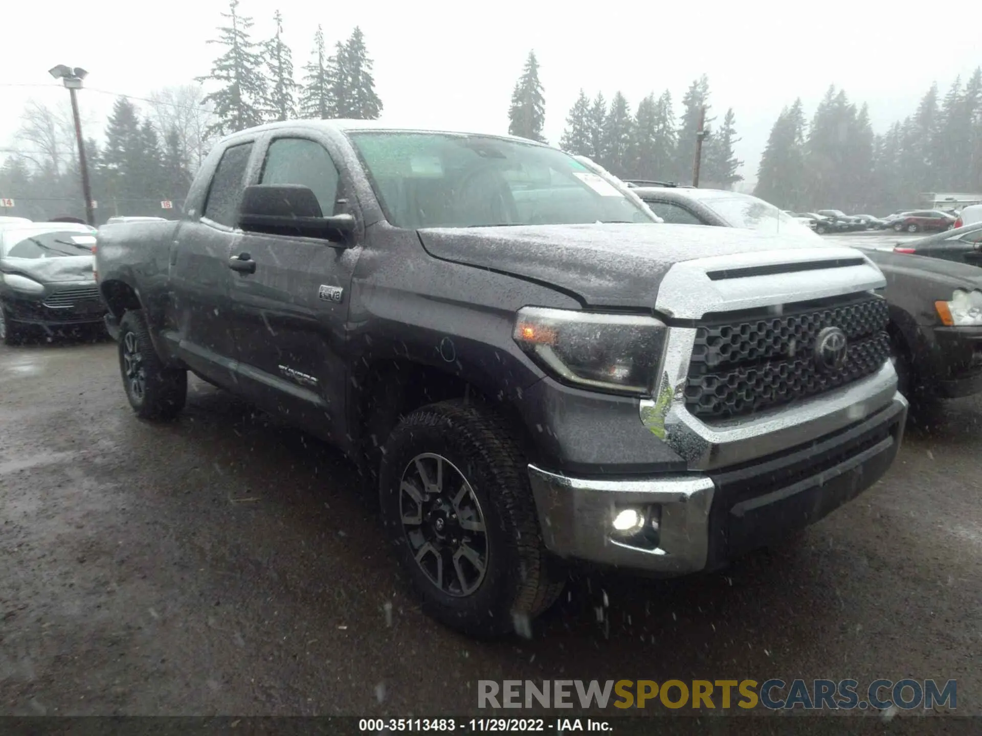 1 Photograph of a damaged car 5TFUY5F19MX964892 TOYOTA TUNDRA 4WD 2021