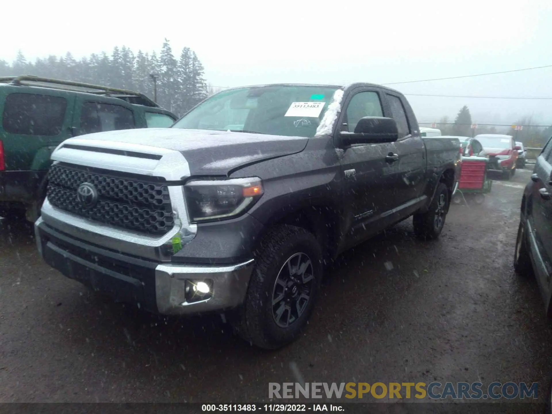 2 Photograph of a damaged car 5TFUY5F19MX964892 TOYOTA TUNDRA 4WD 2021