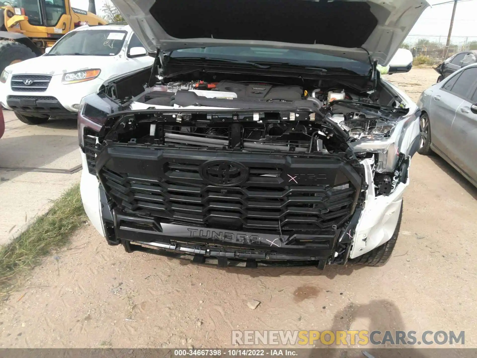 6 Photograph of a damaged car 5TFJC5DB6NX008476 TOYOTA TUNDRA 4WD 2022