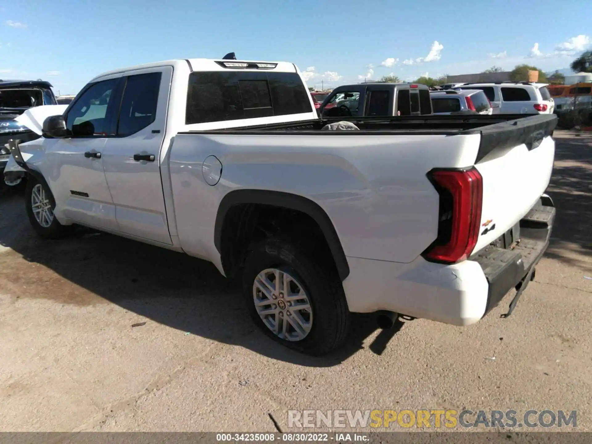 3 Photograph of a damaged car 5TFLA5DA8NX034891 TOYOTA TUNDRA 4WD 2022