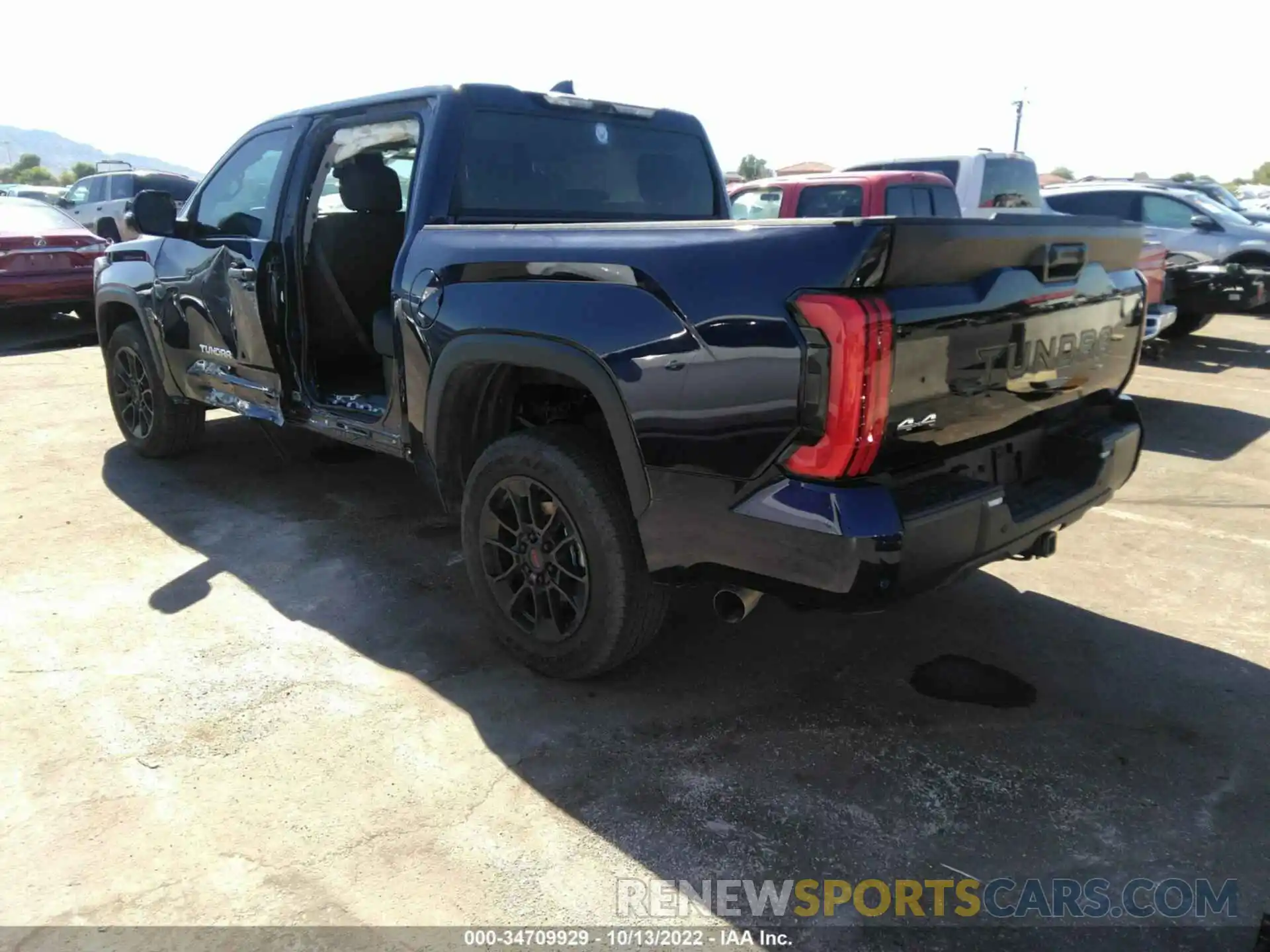 3 Photograph of a damaged car 5TFLA5DB6NX006418 TOYOTA TUNDRA 4WD 2022