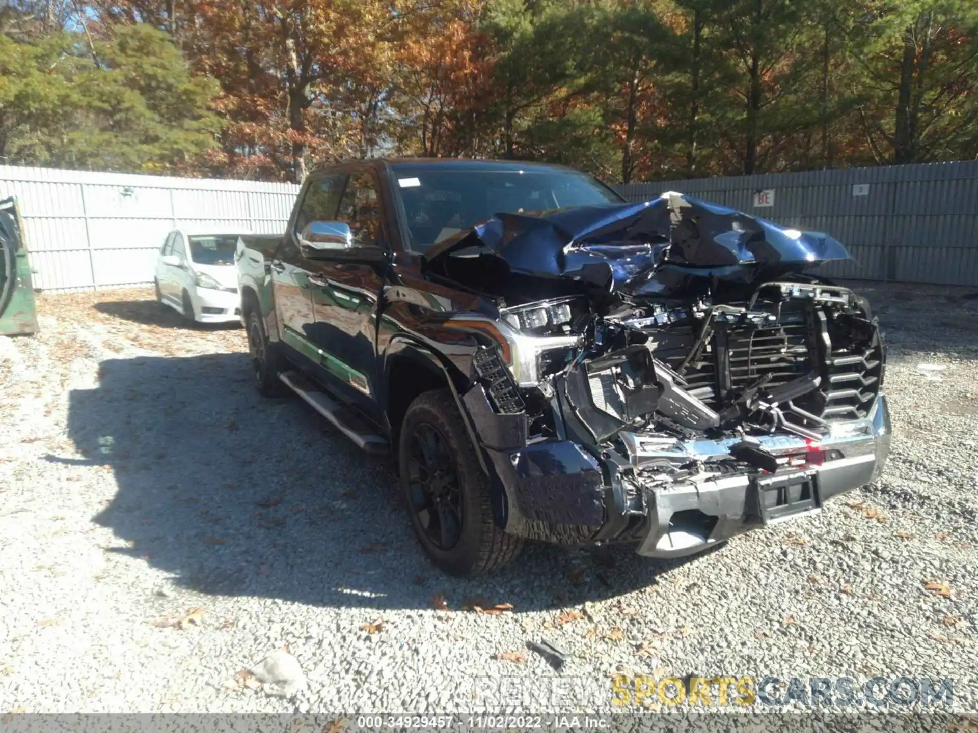 1 Photograph of a damaged car 5TFMA5DB6NX027998 TOYOTA TUNDRA 4WD 2022