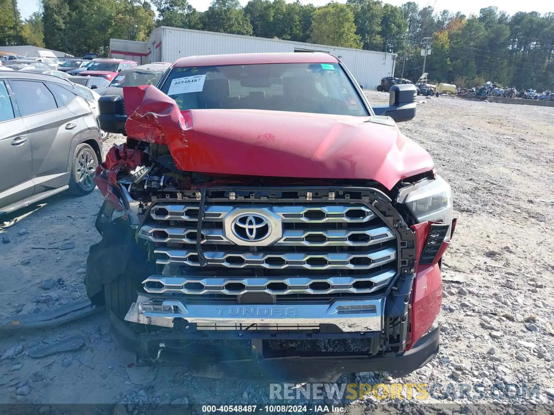11 Photograph of a damaged car 5TFMC5AB0NX001167 TOYOTA TUNDRA HYBRID 2022
