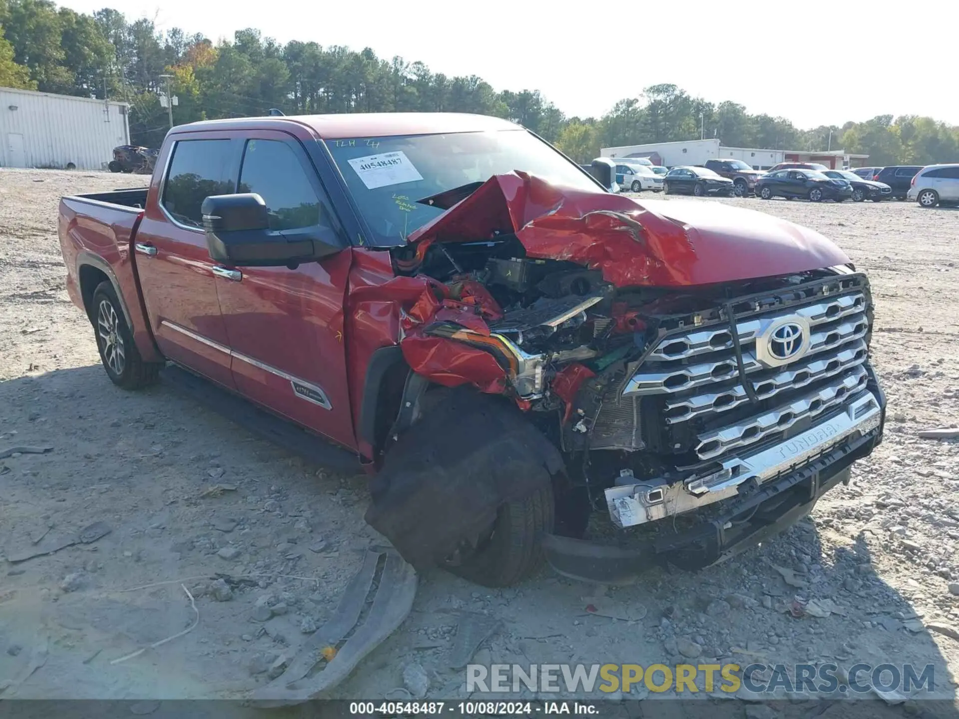 12 Photograph of a damaged car 5TFMC5AB0NX001167 TOYOTA TUNDRA HYBRID 2022