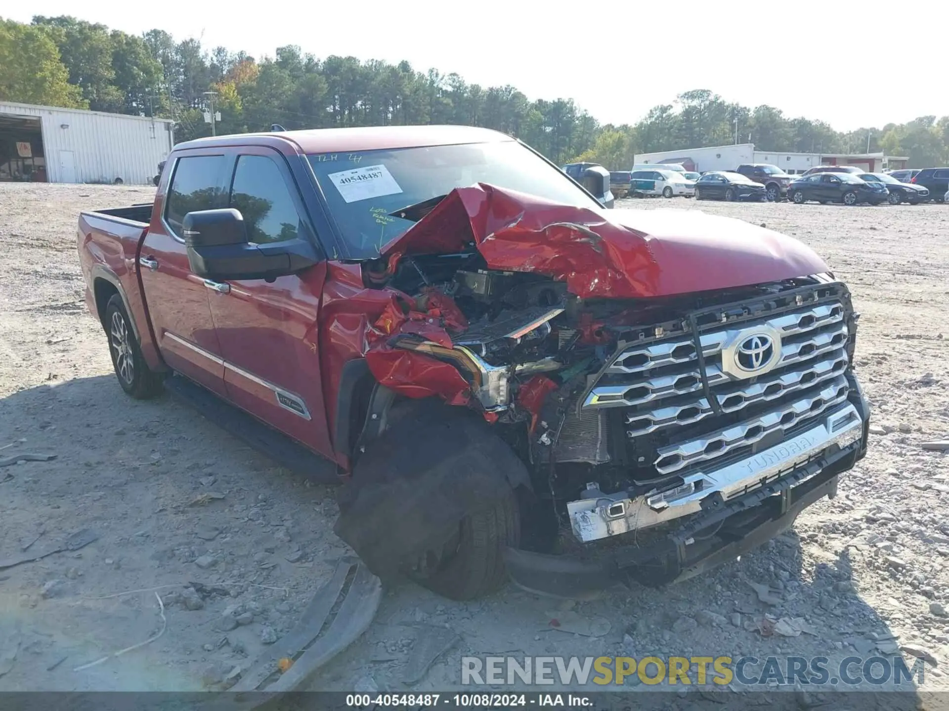 6 Photograph of a damaged car 5TFMC5AB0NX001167 TOYOTA TUNDRA HYBRID 2022