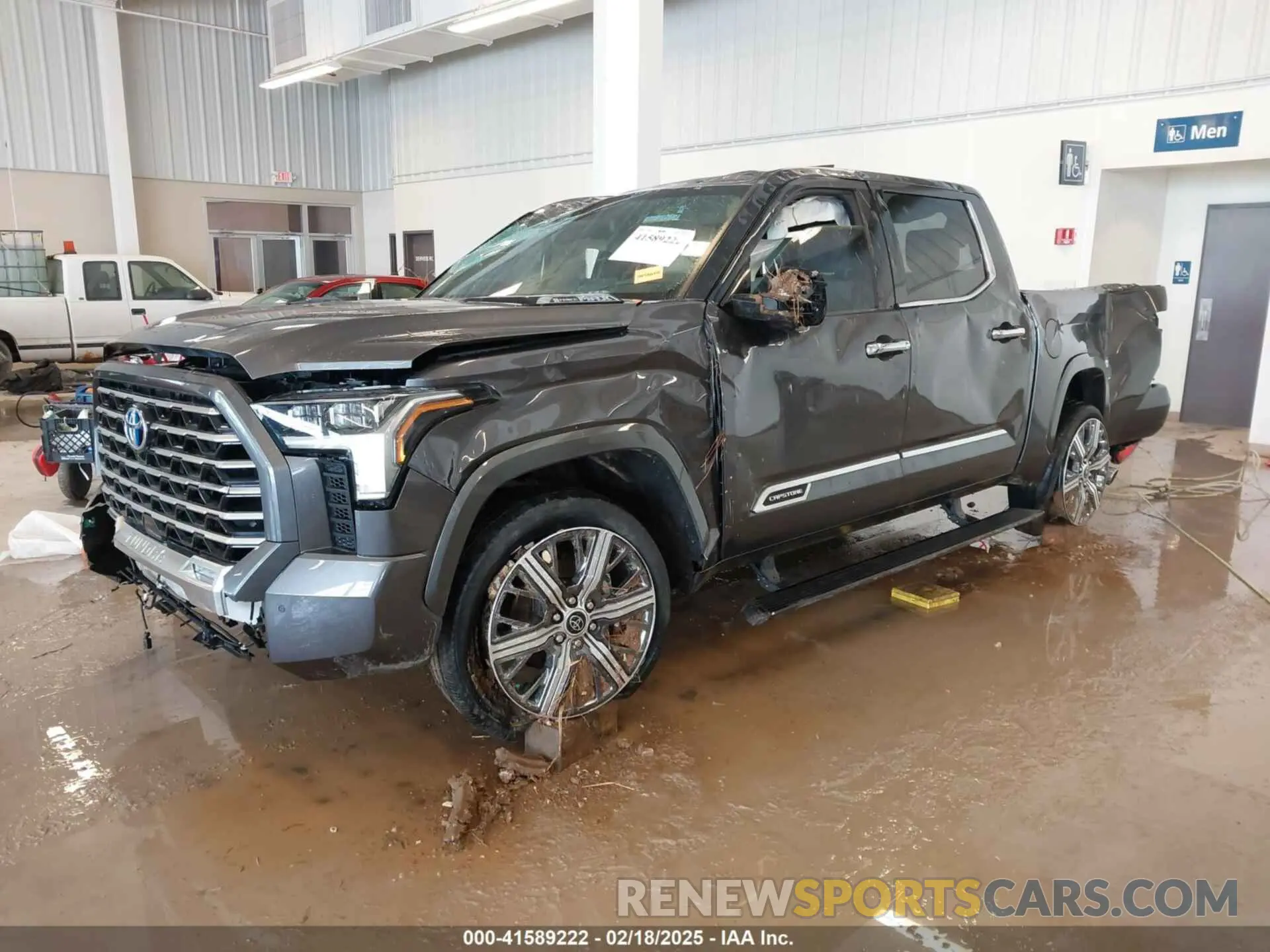 2 Photograph of a damaged car 5TFVC5DB6NX005465 TOYOTA TUNDRA HYBRID 2022