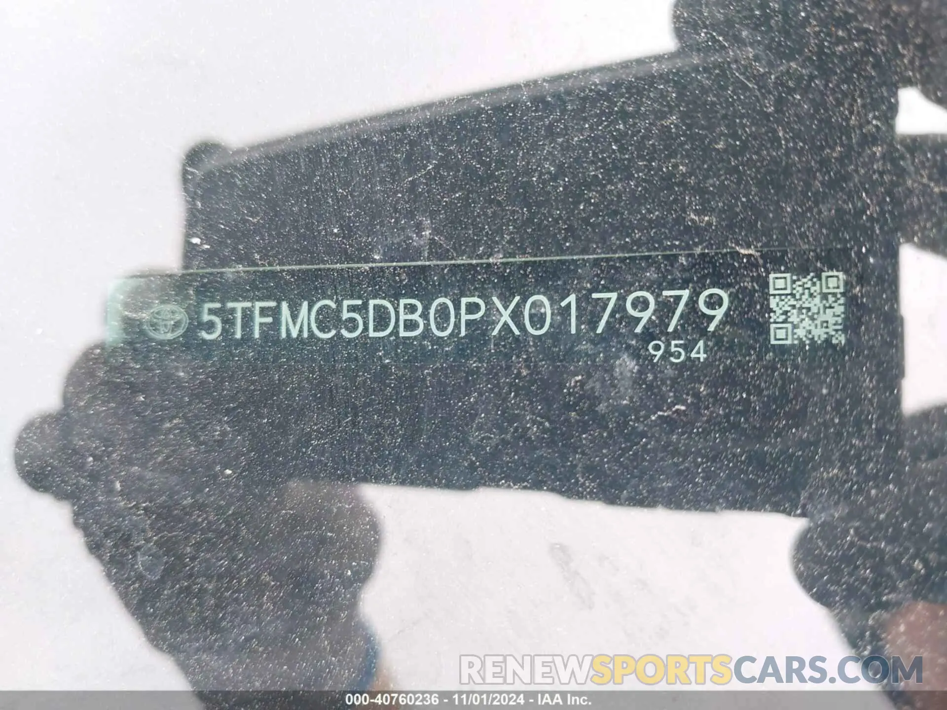 17 Photograph of a damaged car 5TFMC5DB0PX017979 TOYOTA TUNDRA HYBRID 2023