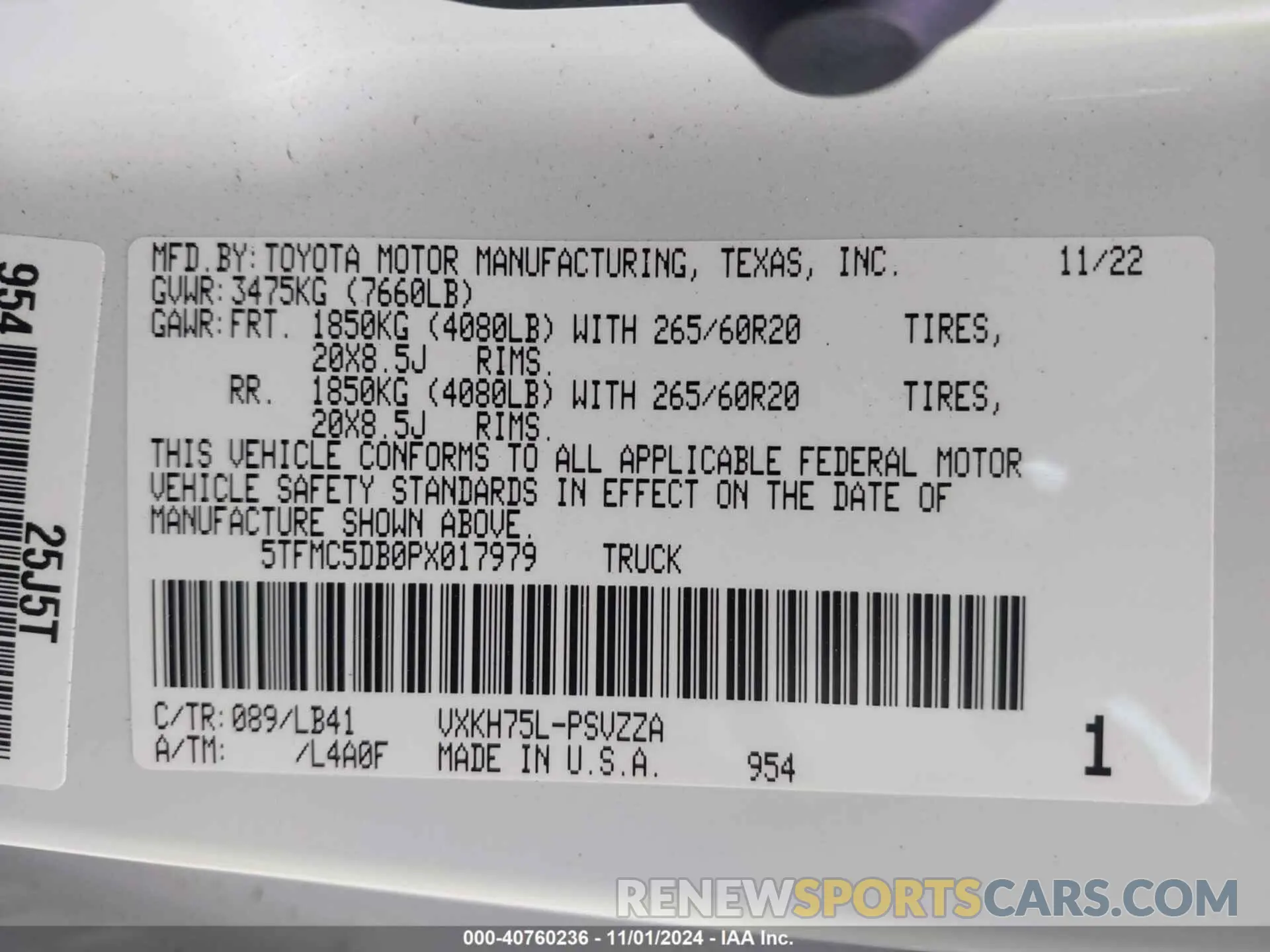 9 Photograph of a damaged car 5TFMC5DB0PX017979 TOYOTA TUNDRA HYBRID 2023