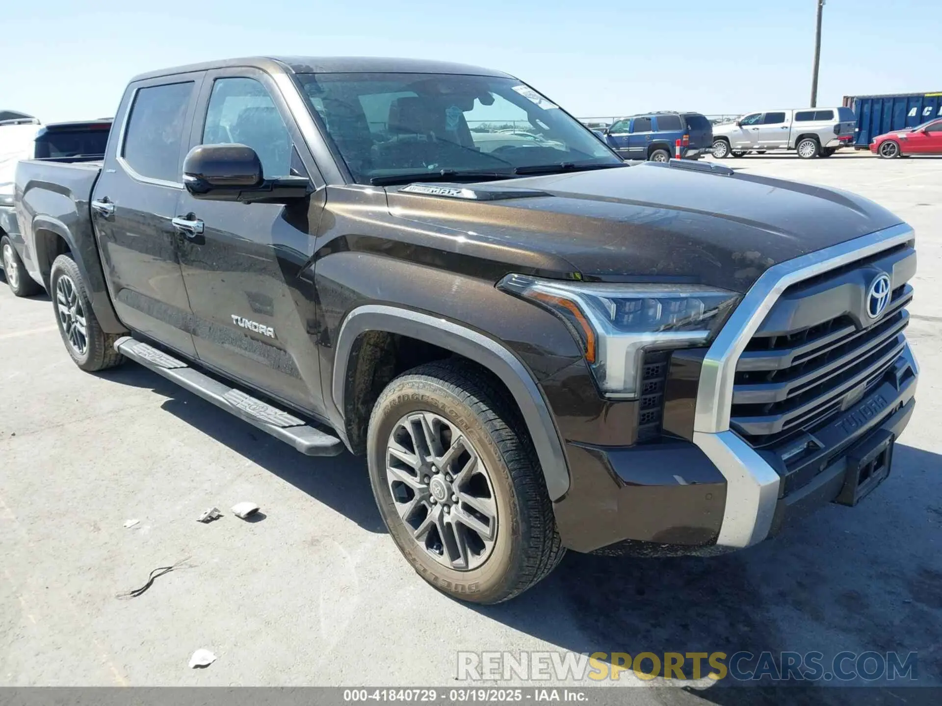 1 Photograph of a damaged car 5TFJC5DB7RX052637 TOYOTA TUNDRA HYBRID 2024