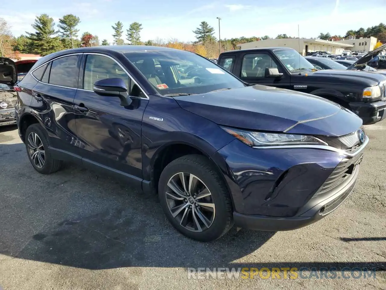4 Photograph of a damaged car JTEAAAAH0MJ008235 TOYOTA VENZA 2021