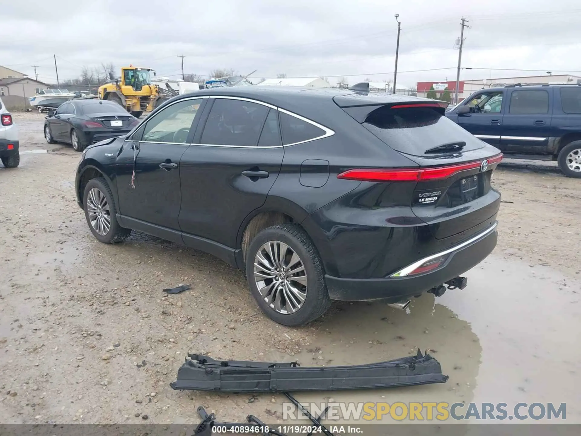 3 Photograph of a damaged car JTEAAAAH0MJ009949 TOYOTA VENZA 2021