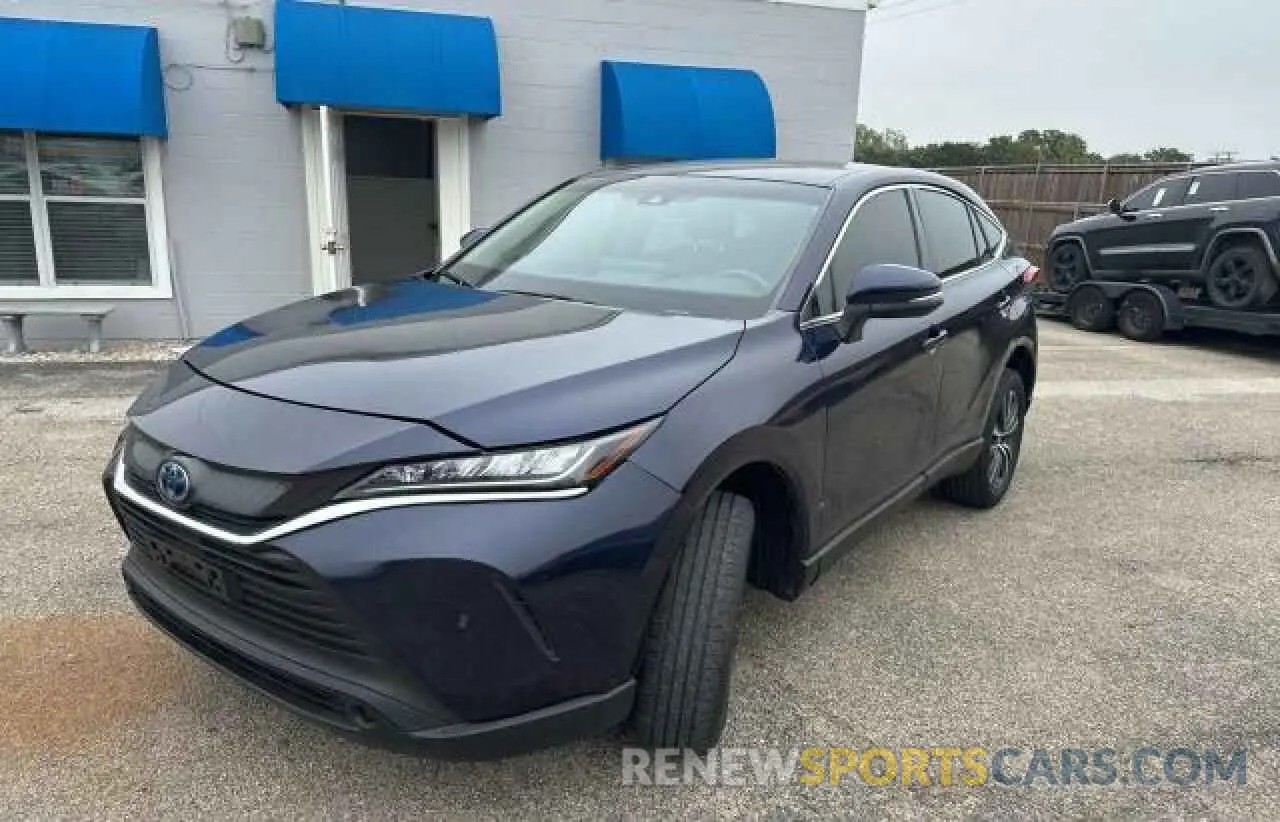 2 Photograph of a damaged car JTEAAAAH0MJ011684 TOYOTA VENZA 2021