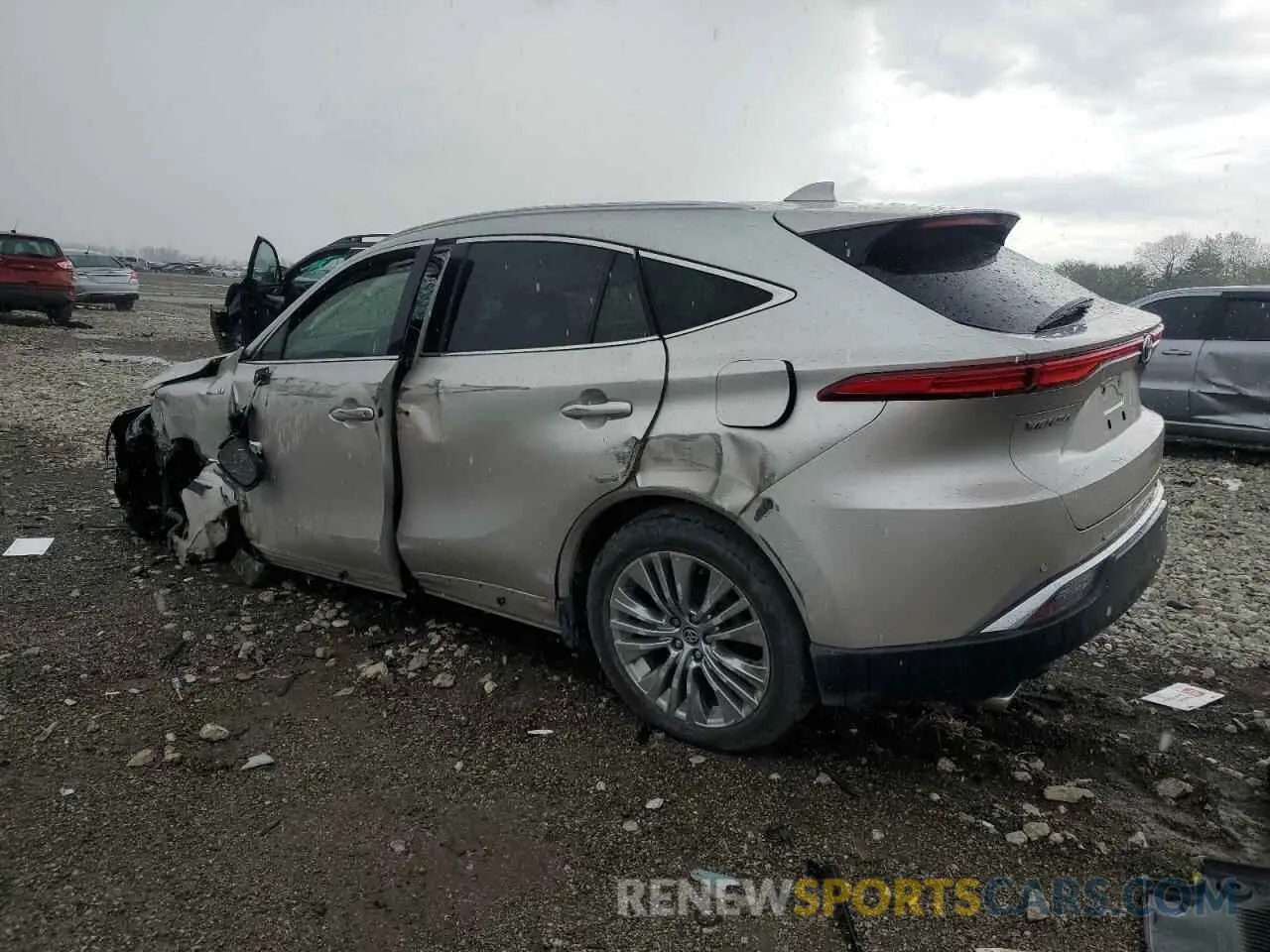 2 Photograph of a damaged car JTEAAAAH0MJ015542 TOYOTA VENZA 2021