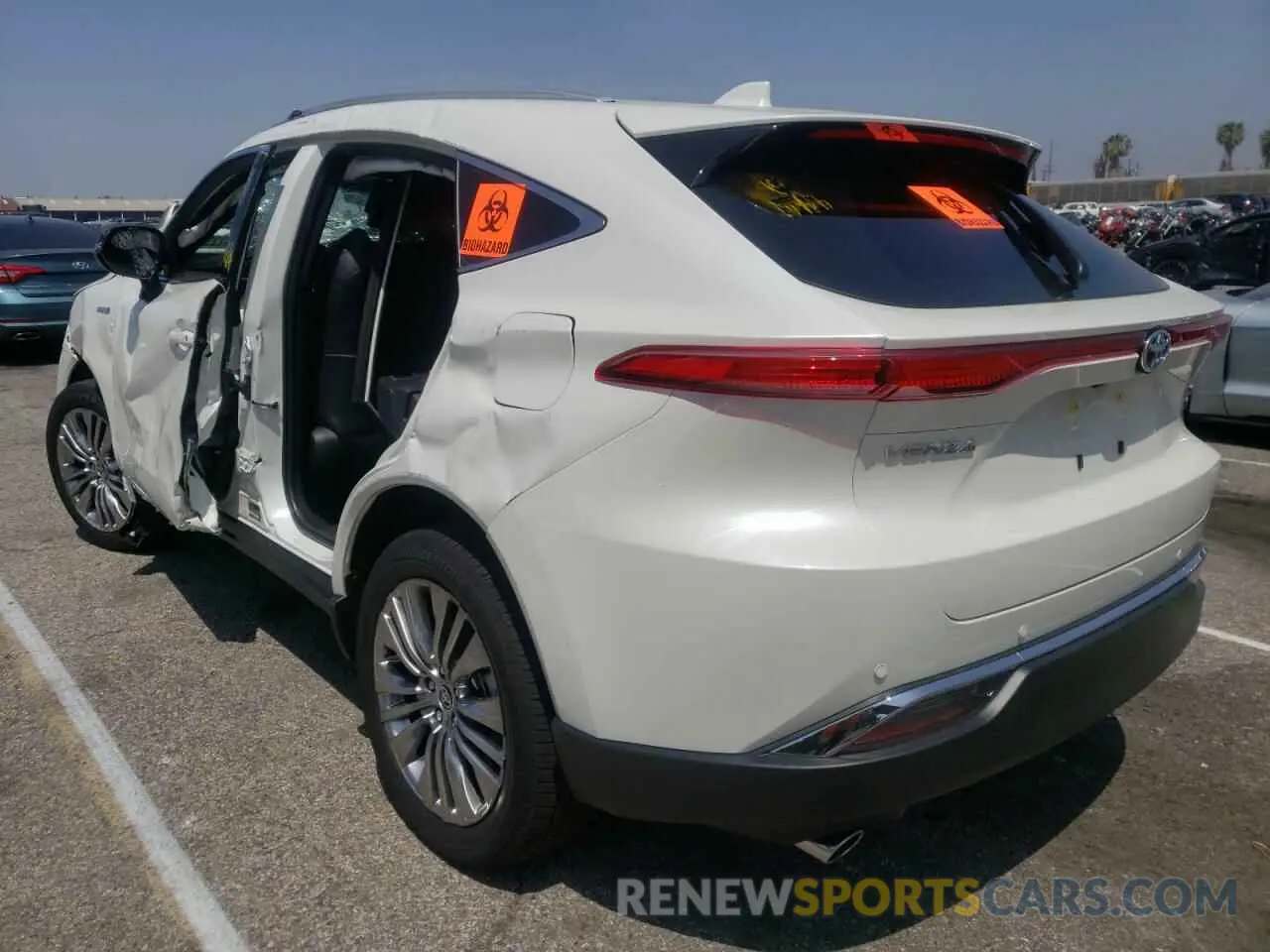3 Photograph of a damaged car JTEAAAAH0MJ027058 TOYOTA VENZA 2021