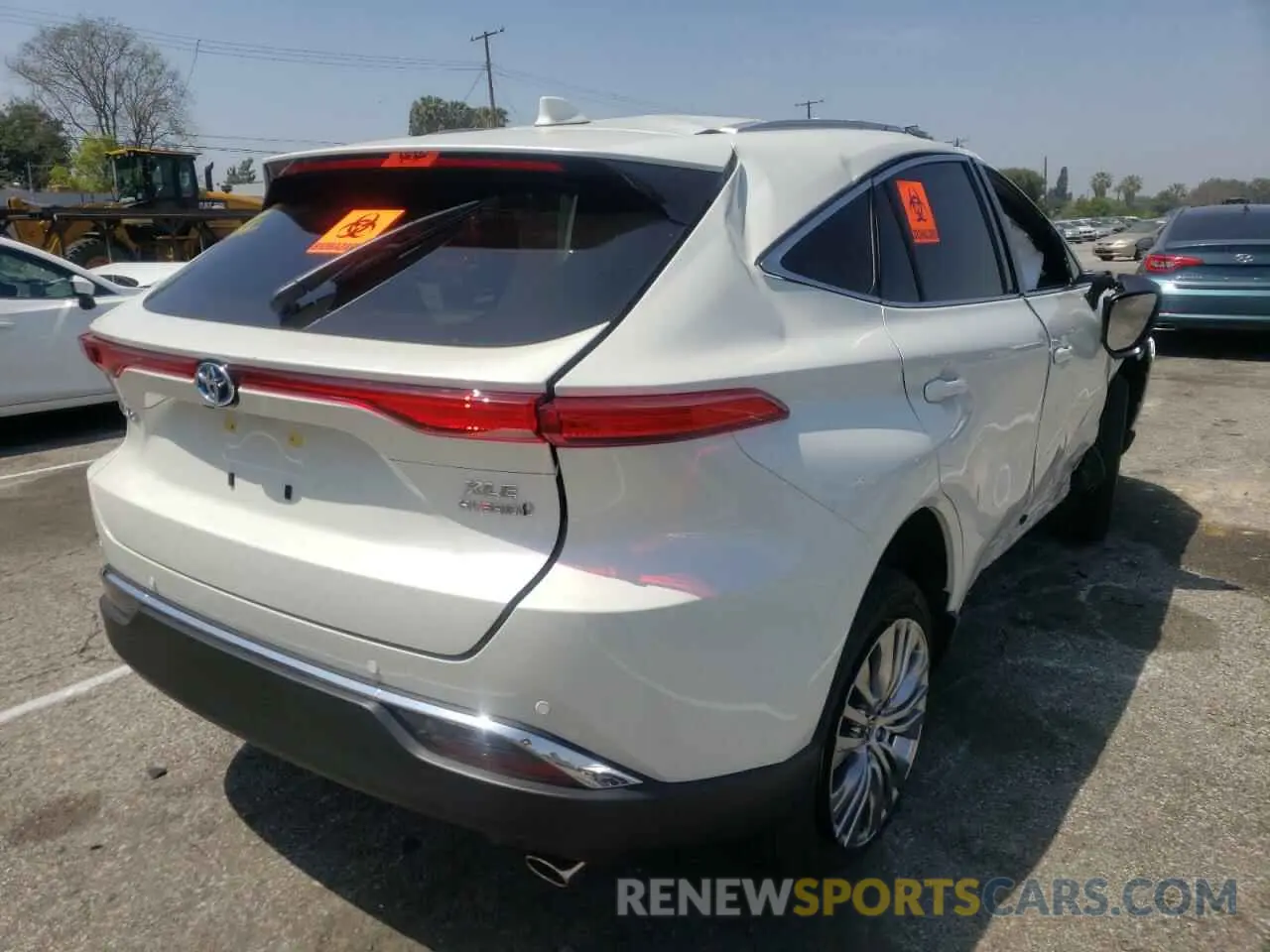 4 Photograph of a damaged car JTEAAAAH0MJ027058 TOYOTA VENZA 2021