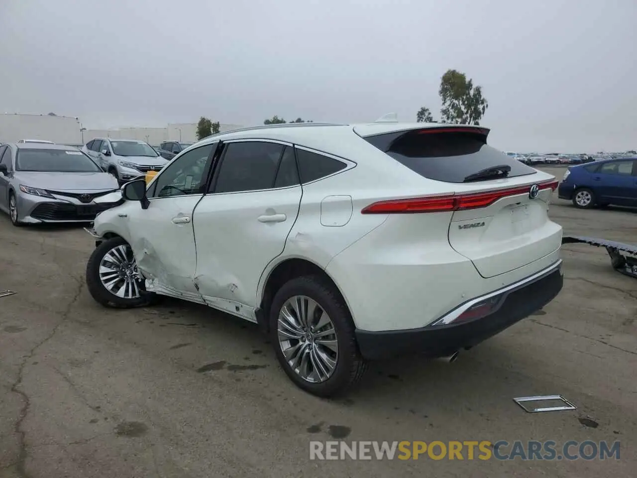 2 Photograph of a damaged car JTEAAAAH0MJ044054 TOYOTA VENZA 2021