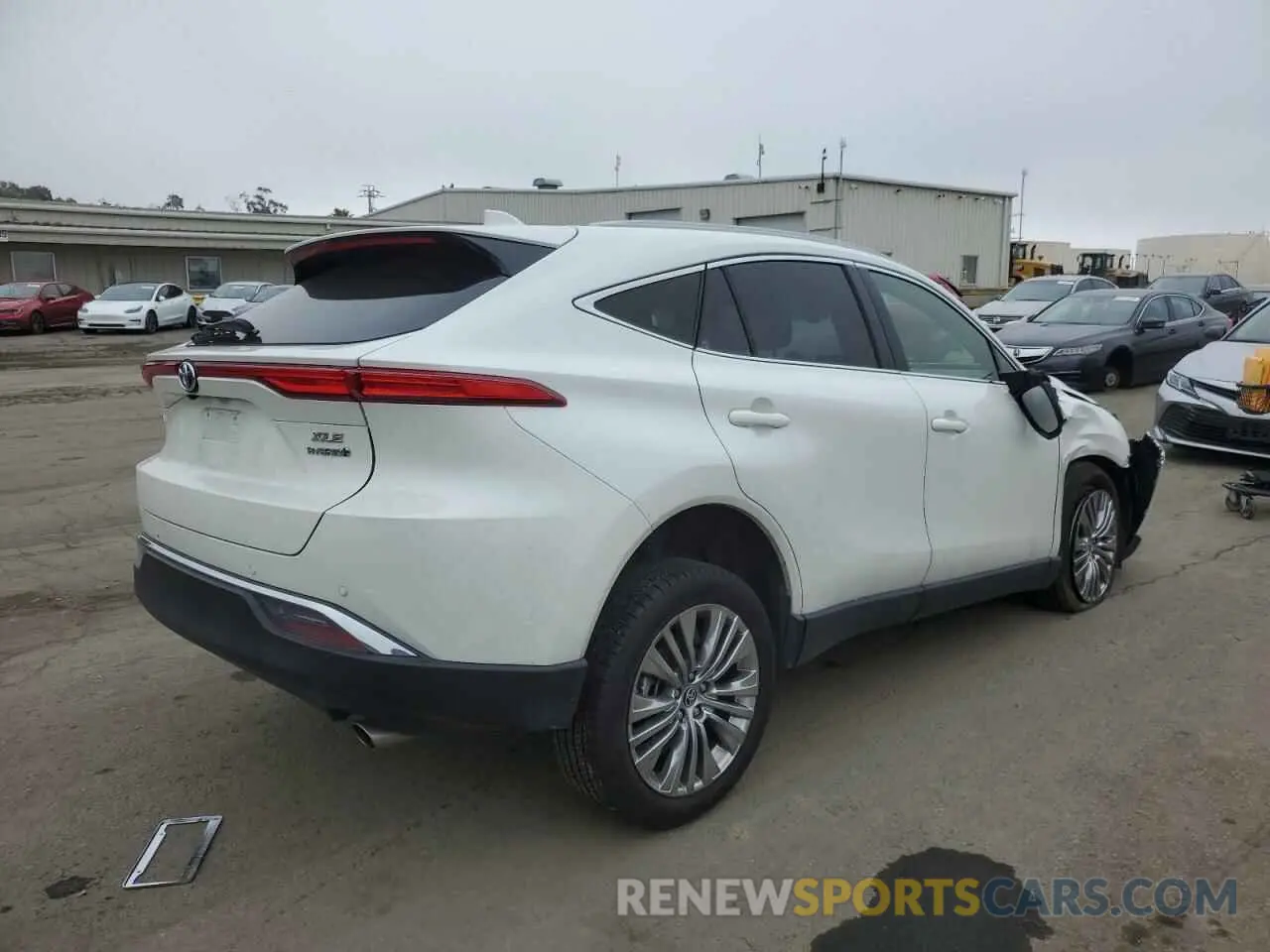 3 Photograph of a damaged car JTEAAAAH0MJ044054 TOYOTA VENZA 2021