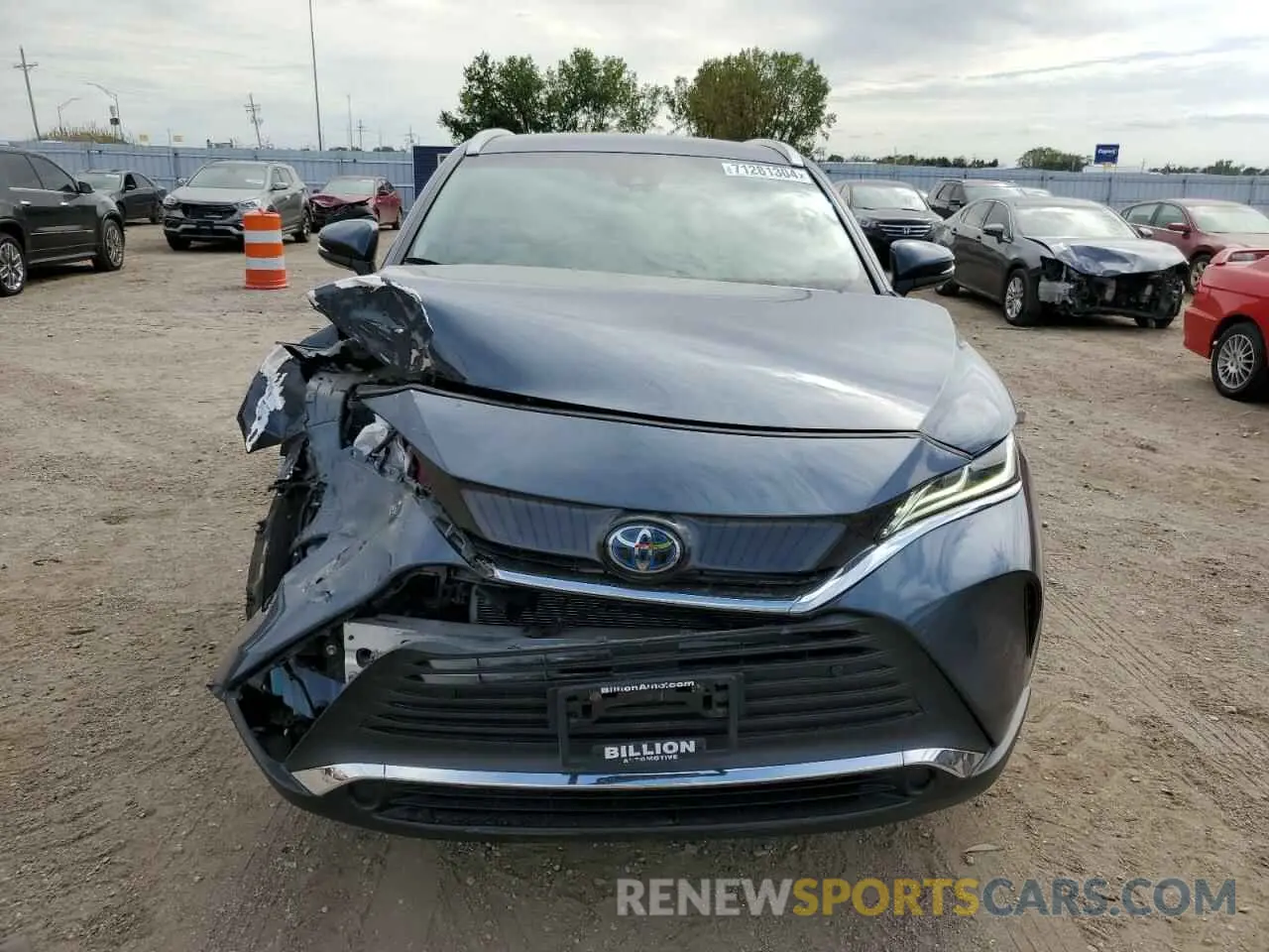5 Photograph of a damaged car JTEAAAAH0MJ047388 TOYOTA VENZA 2021