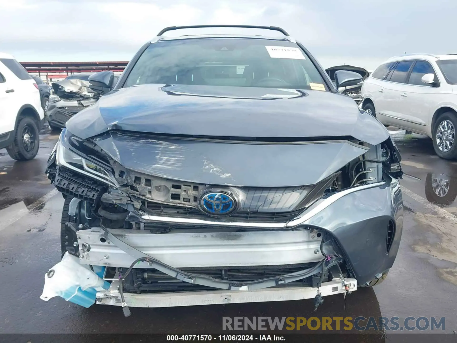 6 Photograph of a damaged car JTEAAAAH0MJ050792 TOYOTA VENZA 2021