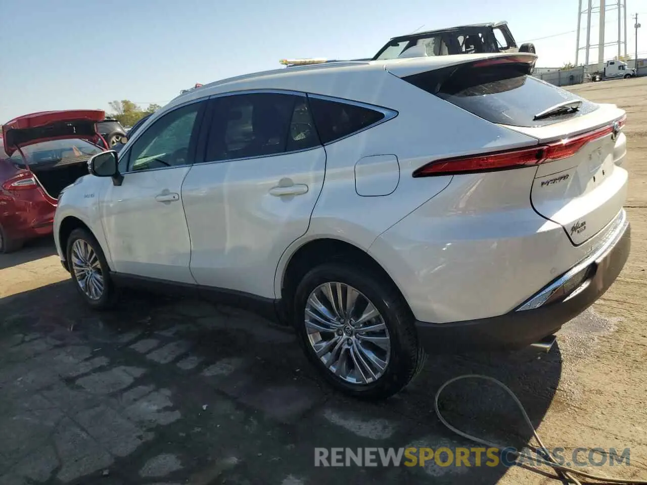 2 Photograph of a damaged car JTEAAAAH0MJ051828 TOYOTA VENZA 2021