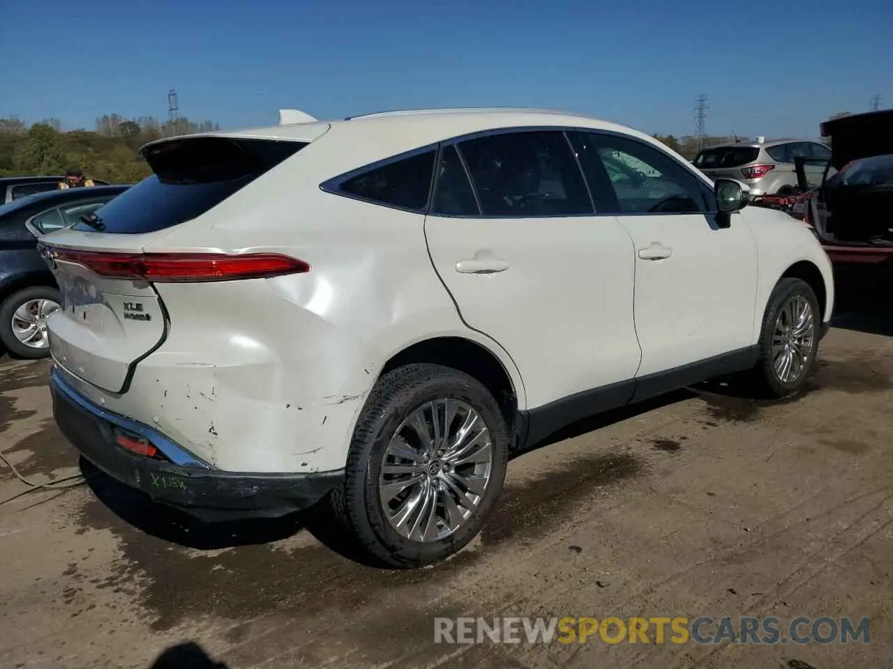 3 Photograph of a damaged car JTEAAAAH0MJ051828 TOYOTA VENZA 2021