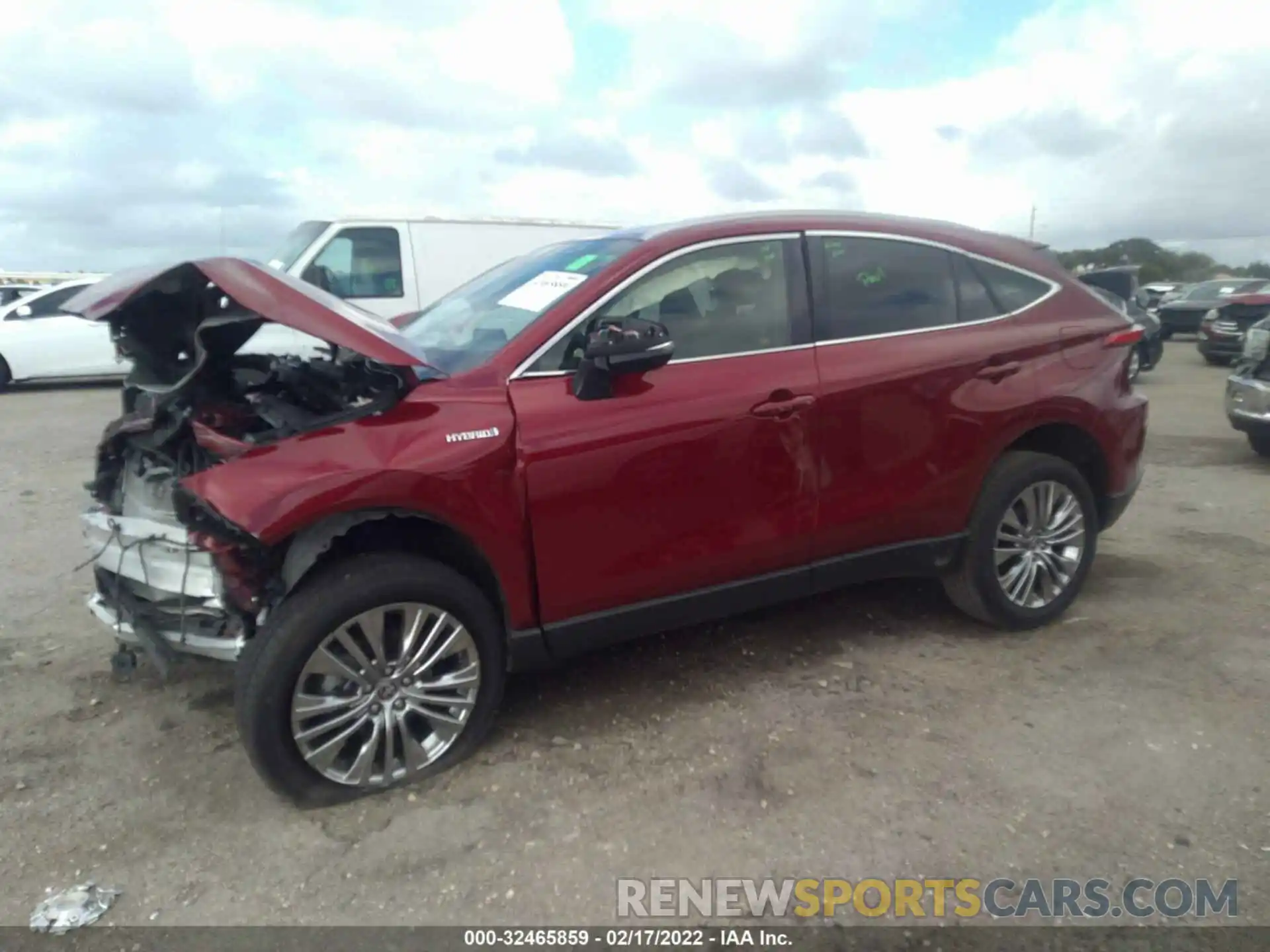 2 Photograph of a damaged car JTEAAAAH0MJ059749 TOYOTA VENZA 2021