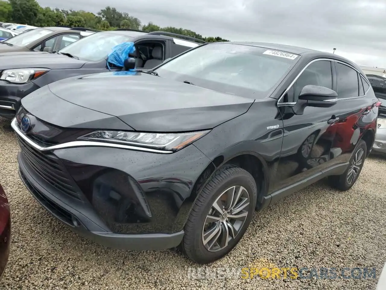 1 Photograph of a damaged car JTEAAAAH1MJ000693 TOYOTA VENZA 2021