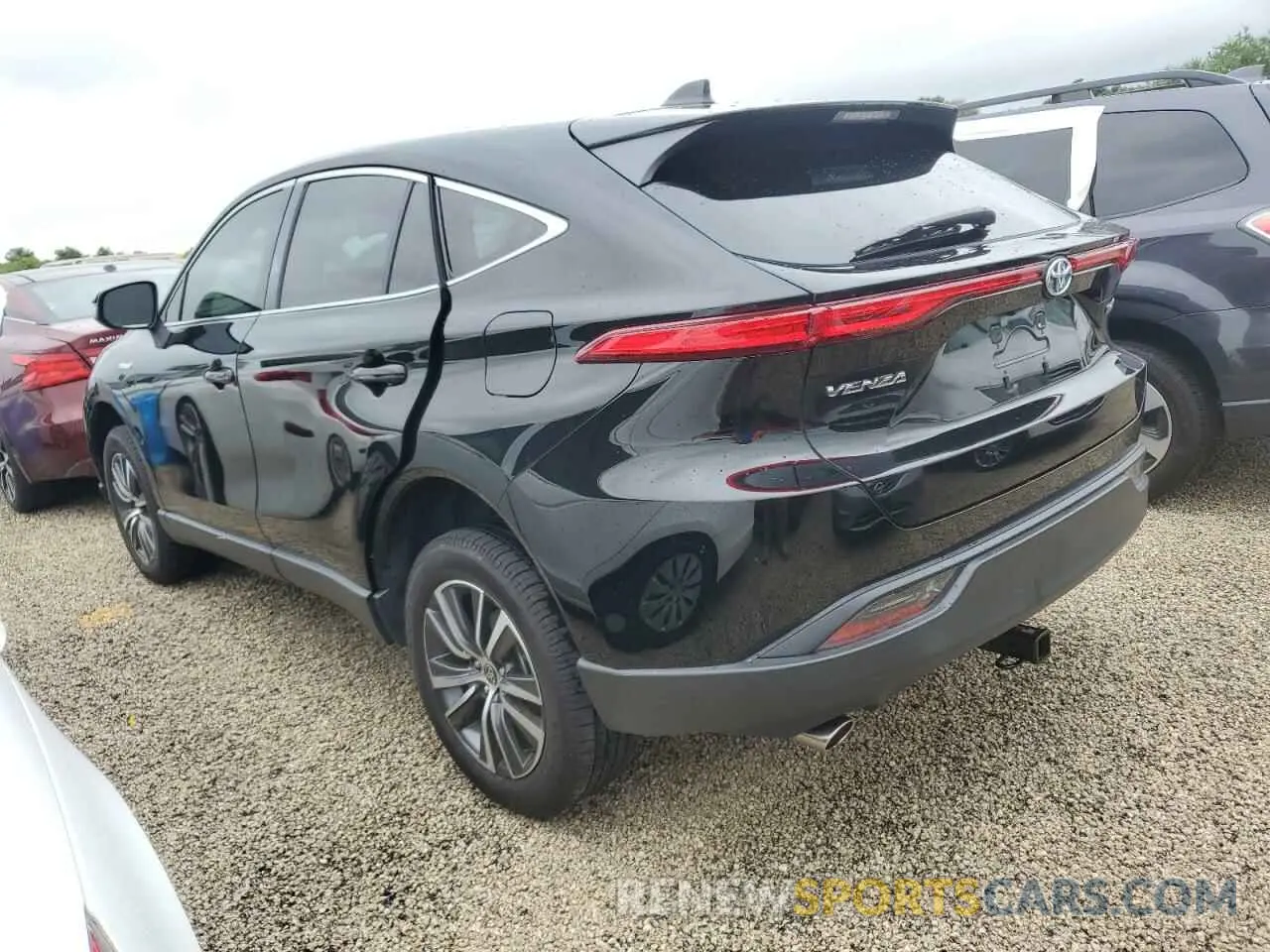 2 Photograph of a damaged car JTEAAAAH1MJ000693 TOYOTA VENZA 2021
