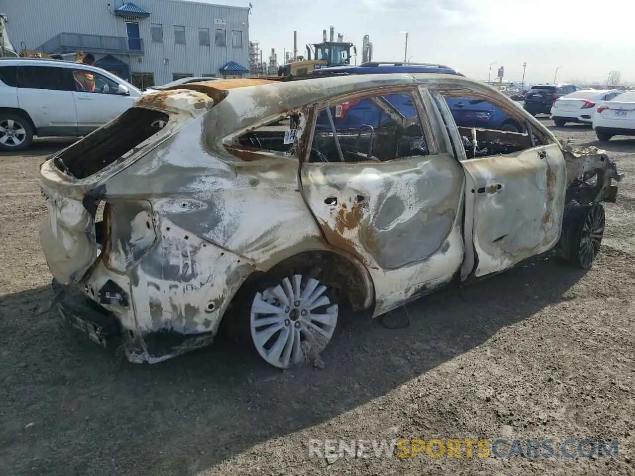 3 Photograph of a damaged car JTEAAAAH1MJ000757 TOYOTA VENZA 2021