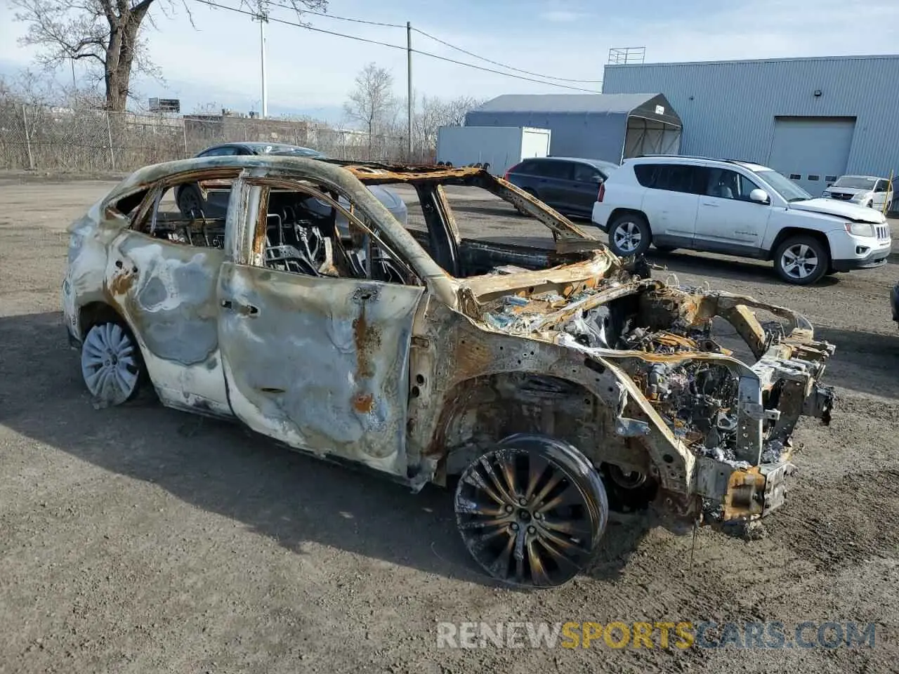 4 Photograph of a damaged car JTEAAAAH1MJ000757 TOYOTA VENZA 2021