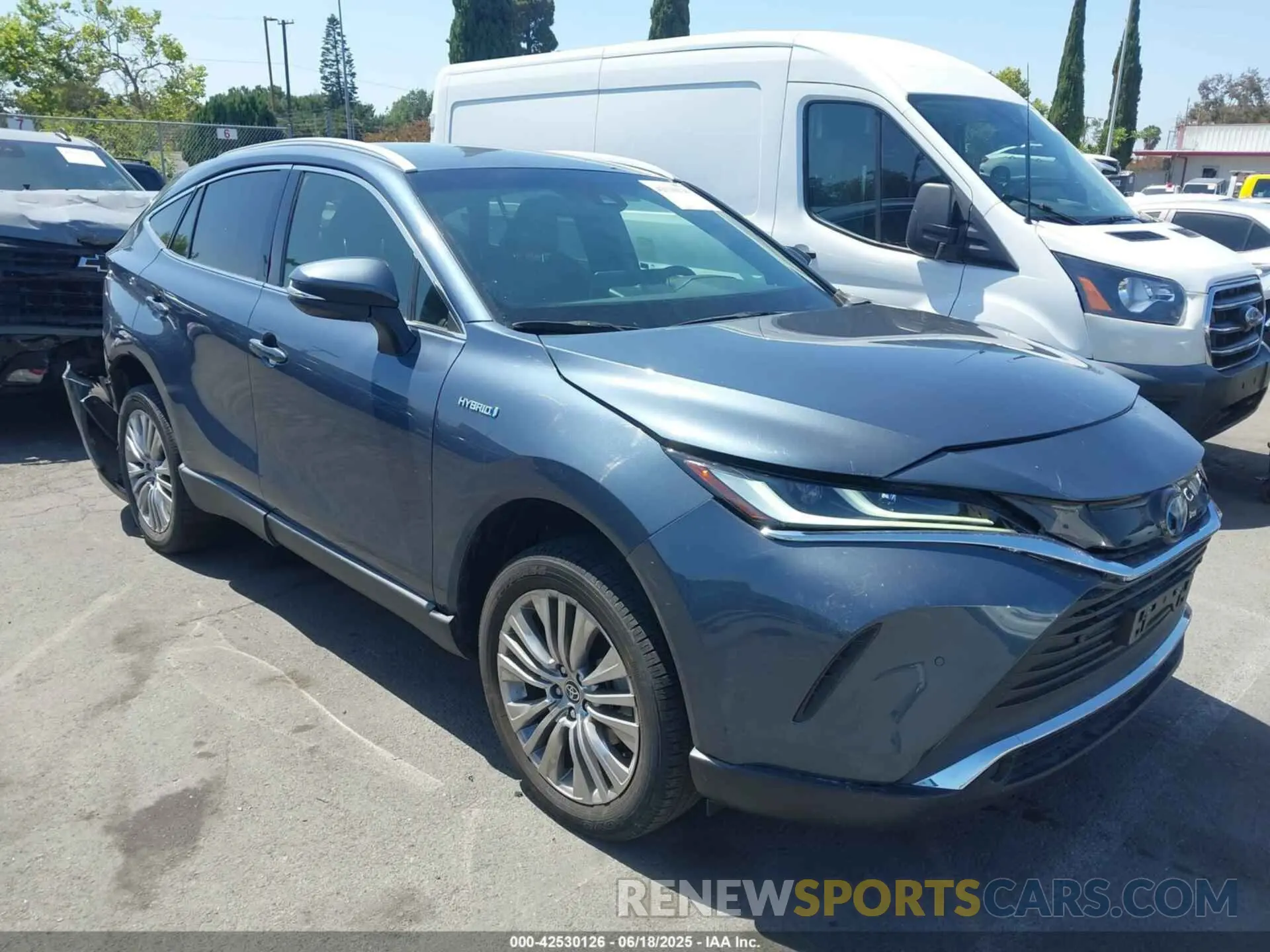 1 Photograph of a damaged car JTEAAAAH1MJ013914 TOYOTA VENZA 2021