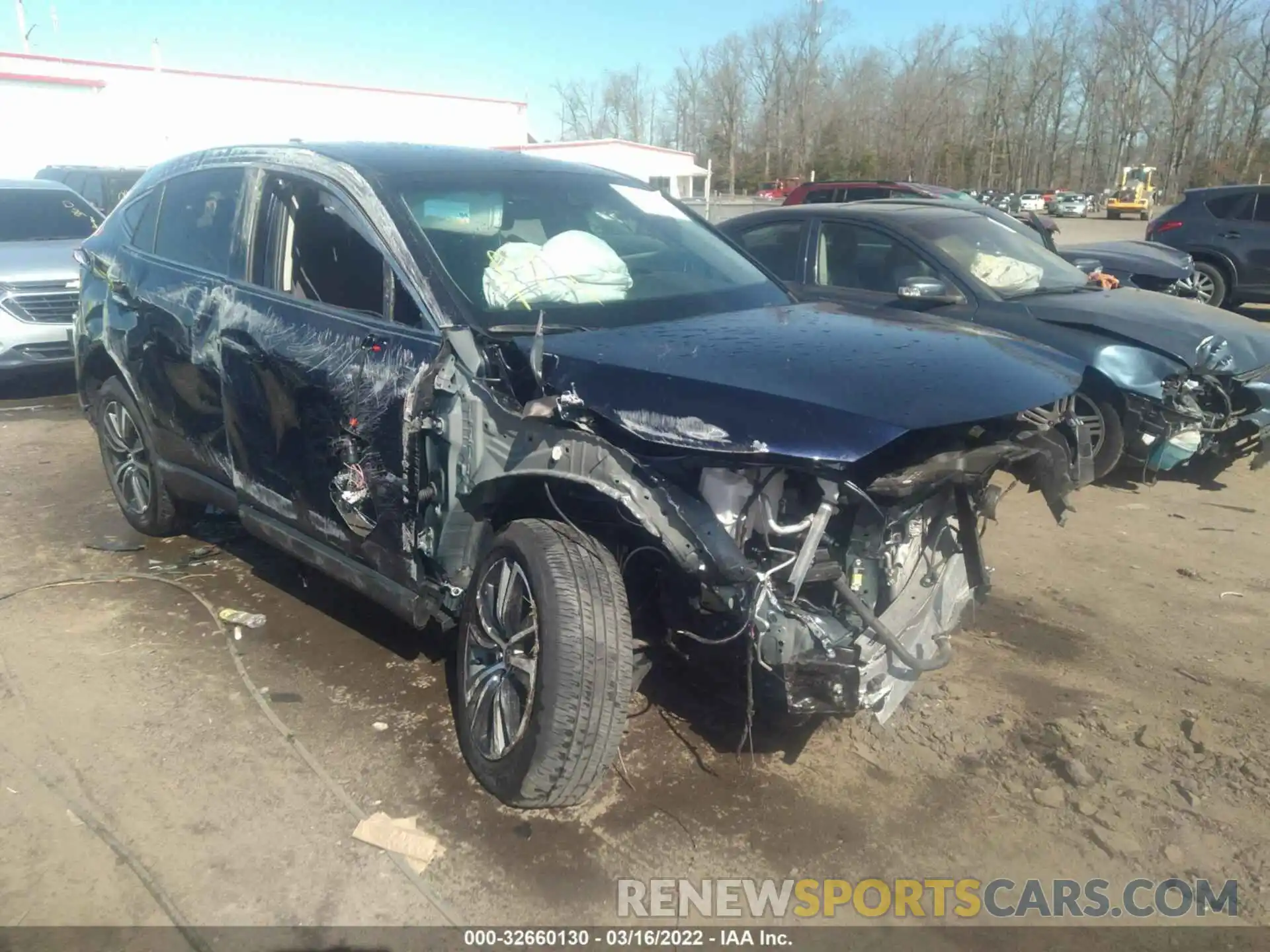 1 Photograph of a damaged car JTEAAAAH1MJ022368 TOYOTA VENZA 2021