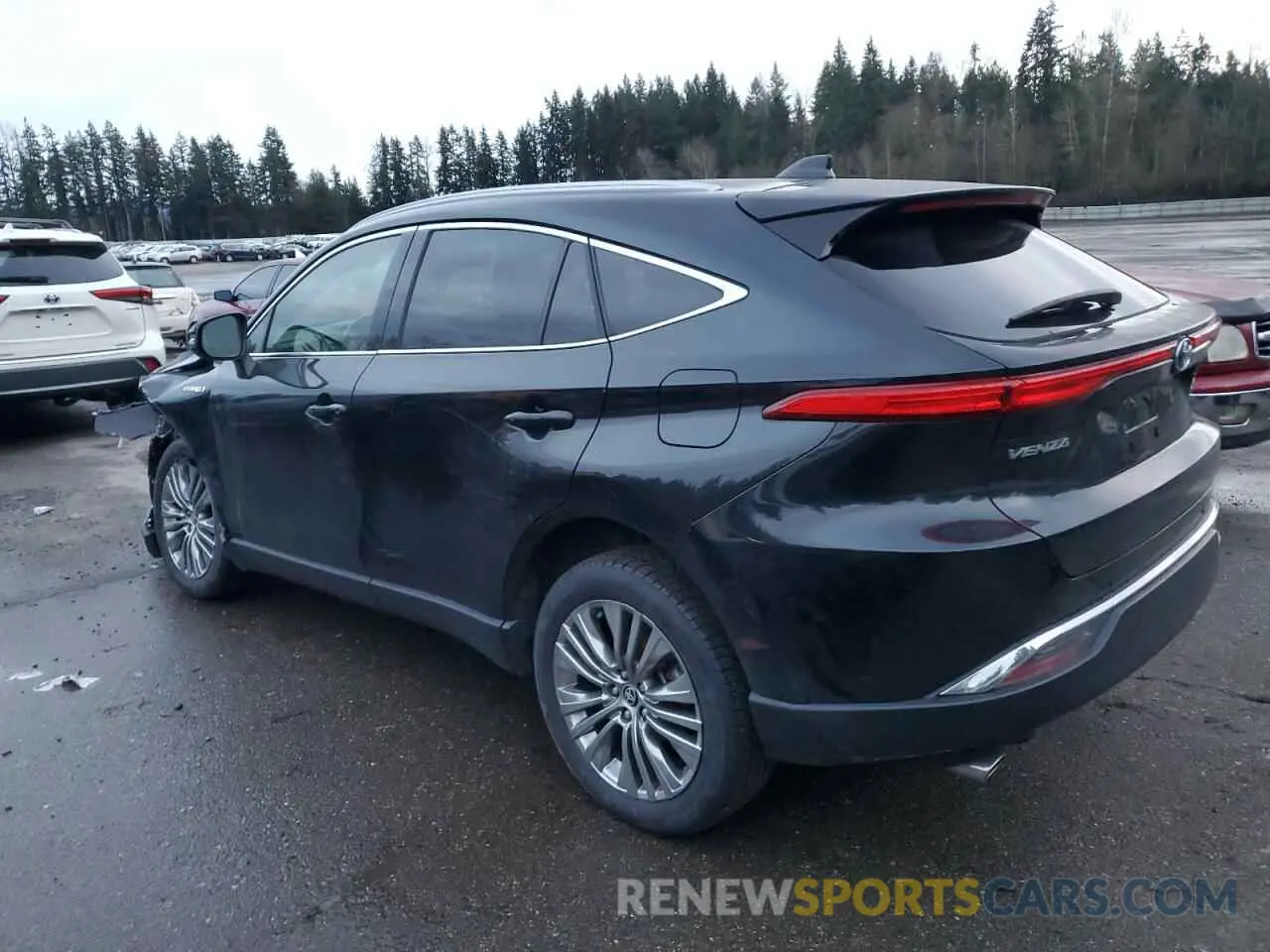 2 Photograph of a damaged car JTEAAAAH1MJ024508 TOYOTA VENZA 2021