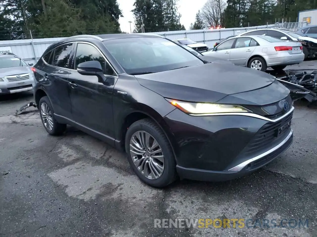 4 Photograph of a damaged car JTEAAAAH1MJ024508 TOYOTA VENZA 2021