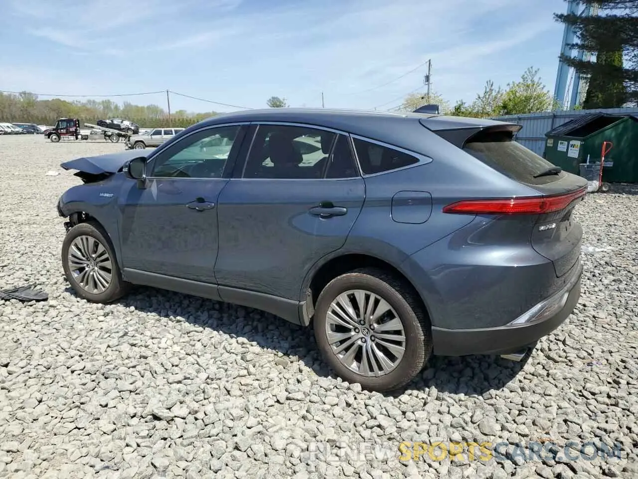 2 Photograph of a damaged car JTEAAAAH1MJ037453 TOYOTA VENZA 2021