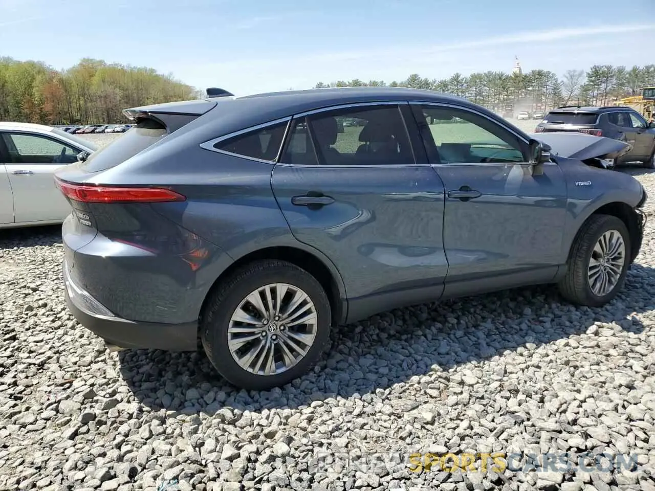 3 Photograph of a damaged car JTEAAAAH1MJ037453 TOYOTA VENZA 2021