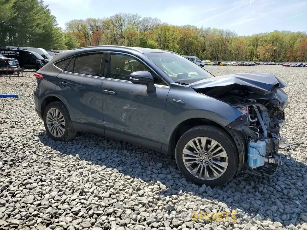 4 Photograph of a damaged car JTEAAAAH1MJ037453 TOYOTA VENZA 2021