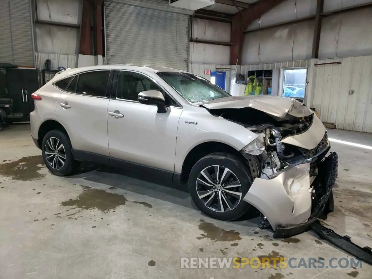 4 Photograph of a damaged car JTEAAAAH1MJ049649 TOYOTA VENZA 2021