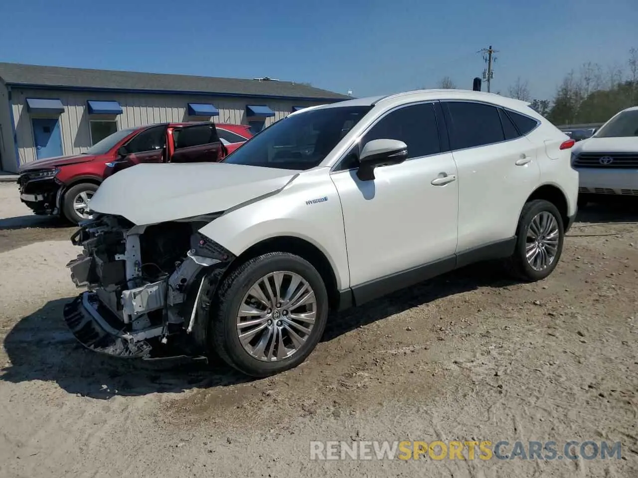 1 Photograph of a damaged car JTEAAAAH1MJ052387 TOYOTA VENZA 2021