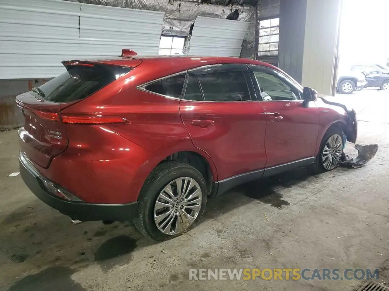3 Photograph of a damaged car JTEAAAAH1MJ062580 TOYOTA VENZA 2021