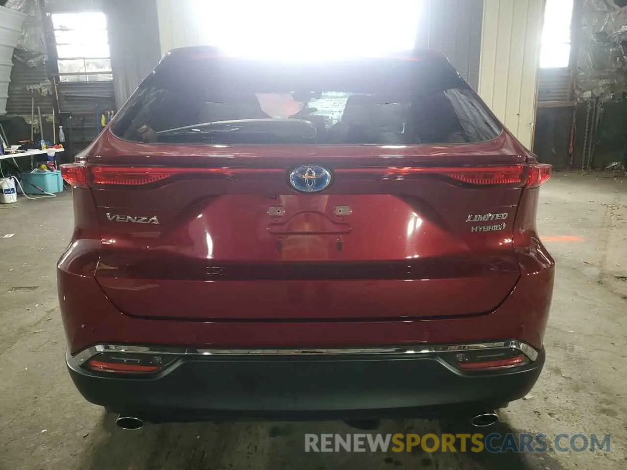 6 Photograph of a damaged car JTEAAAAH1MJ062580 TOYOTA VENZA 2021