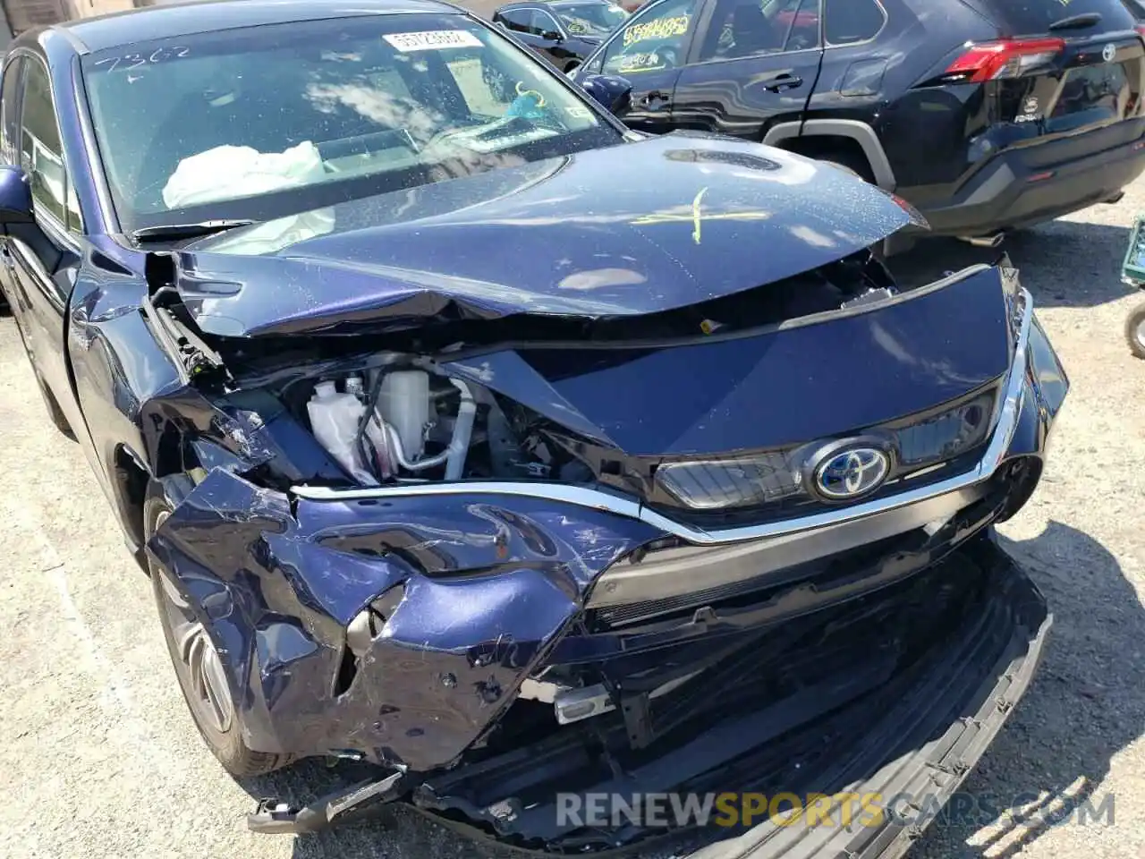 9 Photograph of a damaged car JTEAAAAH1MJ076253 TOYOTA VENZA 2021