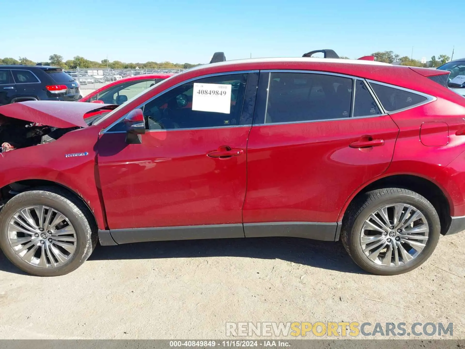 14 Photograph of a damaged car JTEAAAAH1MJ076494 TOYOTA VENZA 2021