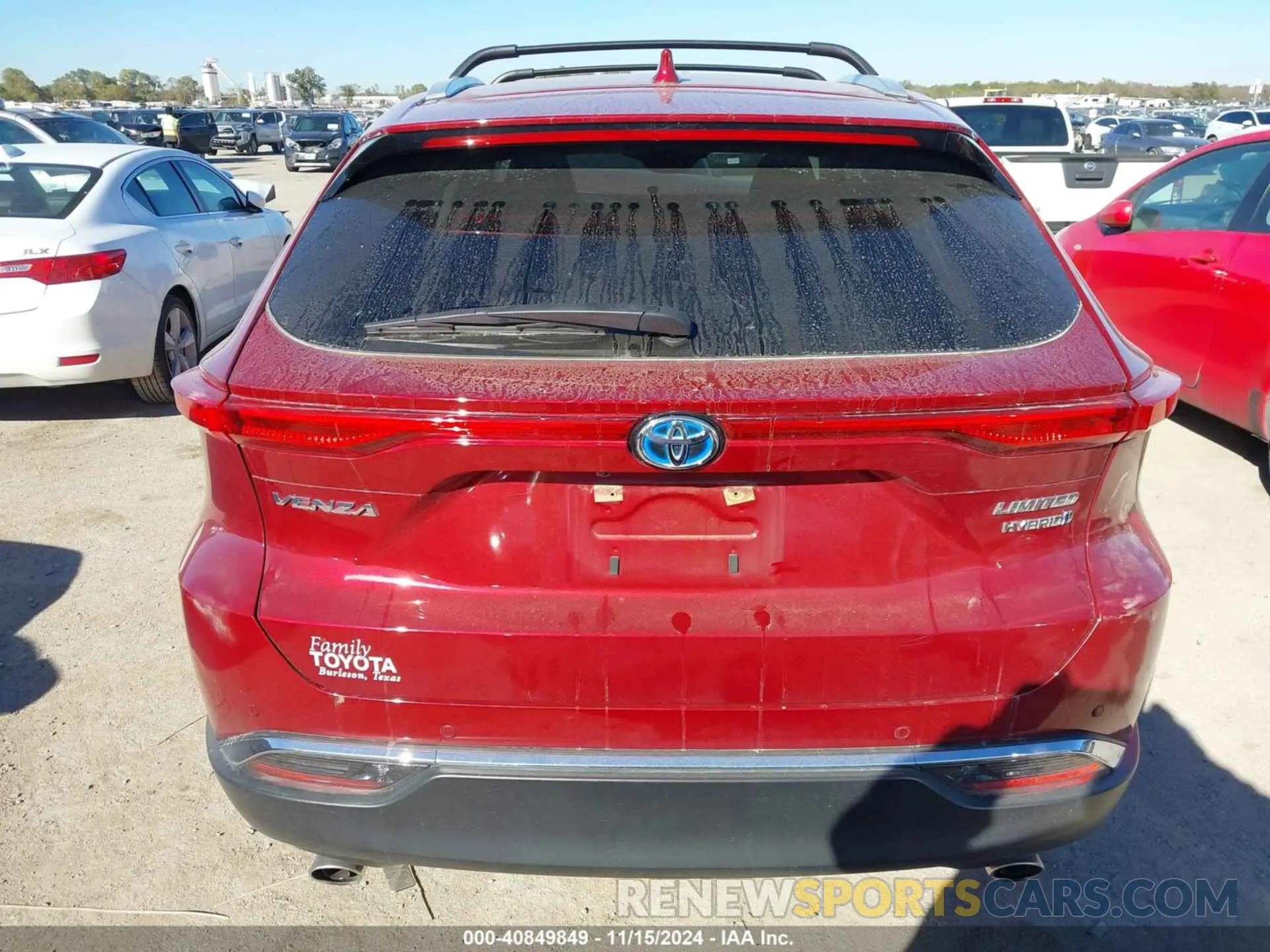16 Photograph of a damaged car JTEAAAAH1MJ076494 TOYOTA VENZA 2021