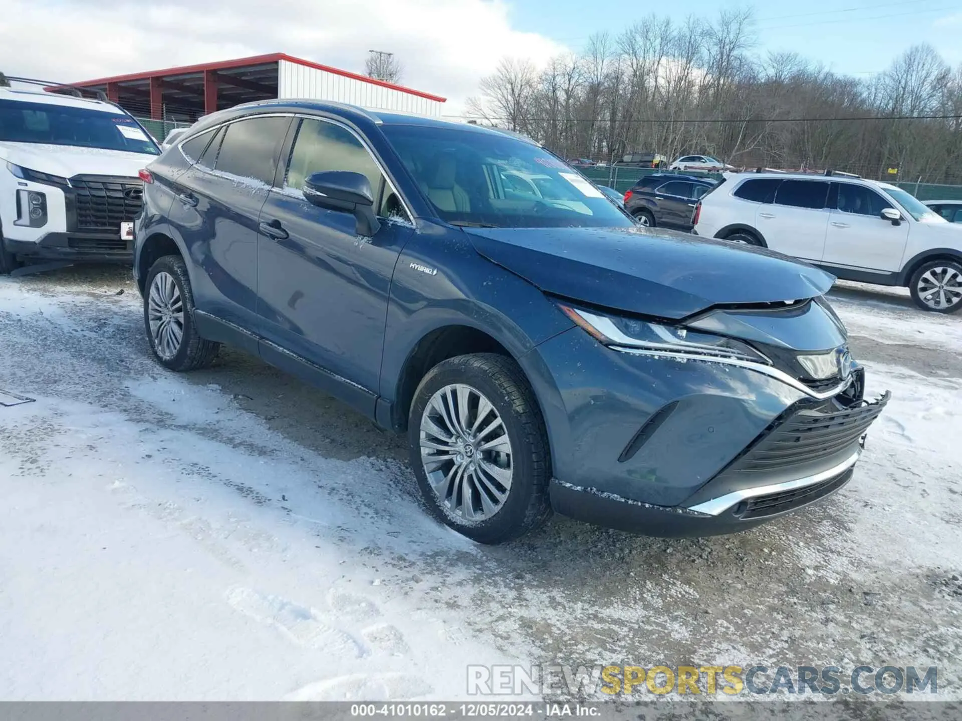 1 Photograph of a damaged car JTEAAAAH1MJ078939 TOYOTA VENZA 2021