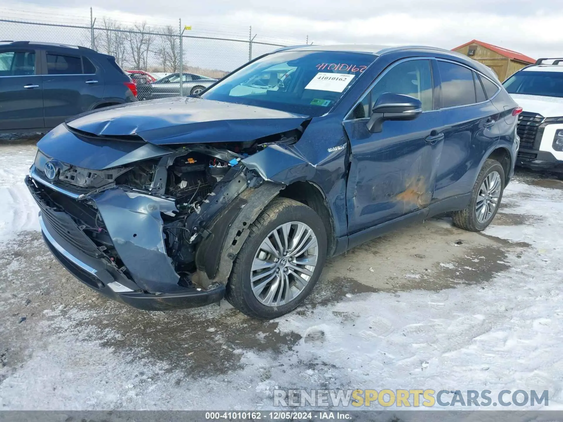 2 Photograph of a damaged car JTEAAAAH1MJ078939 TOYOTA VENZA 2021