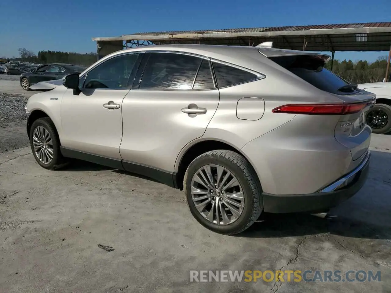 2 Photograph of a damaged car JTEAAAAH2MJ000704 TOYOTA VENZA 2021