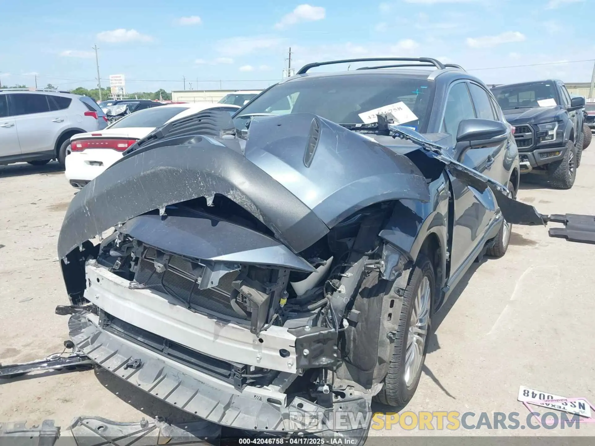2 Photograph of a damaged car JTEAAAAH2MJ000900 TOYOTA VENZA 2021