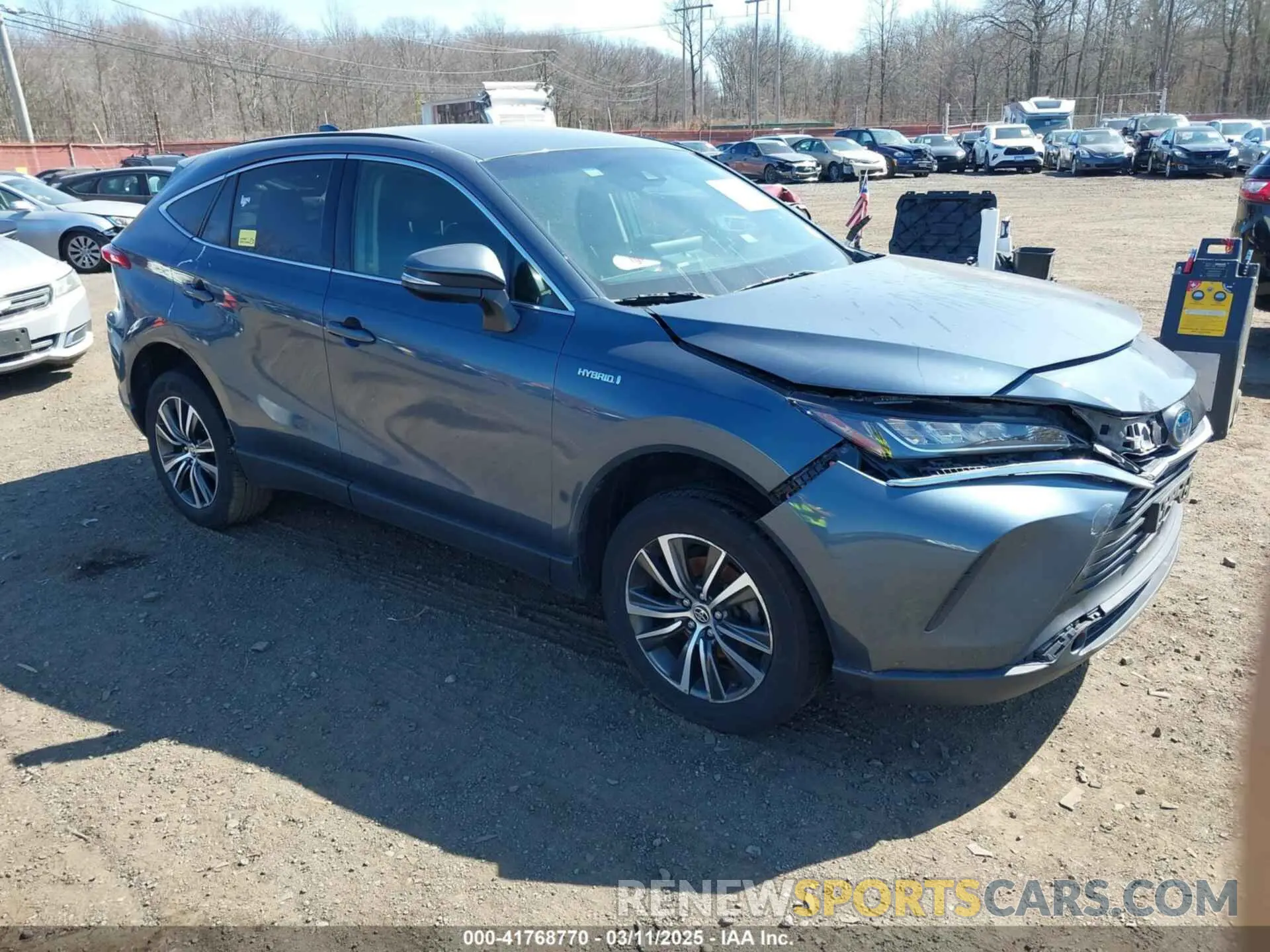 1 Photograph of a damaged car JTEAAAAH2MJ002520 TOYOTA VENZA 2021